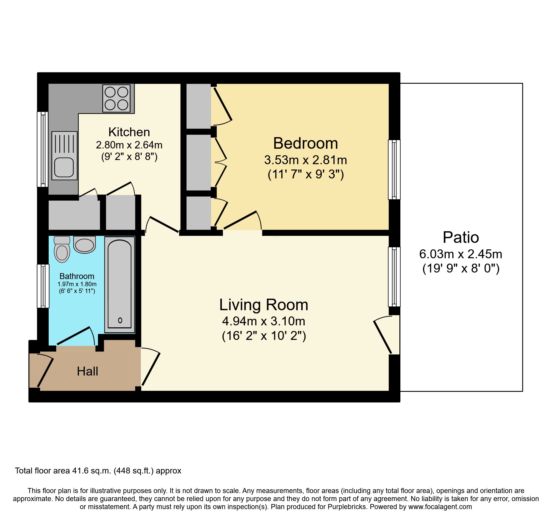 10 Dartle Court, Dickens Estate, London floorplan