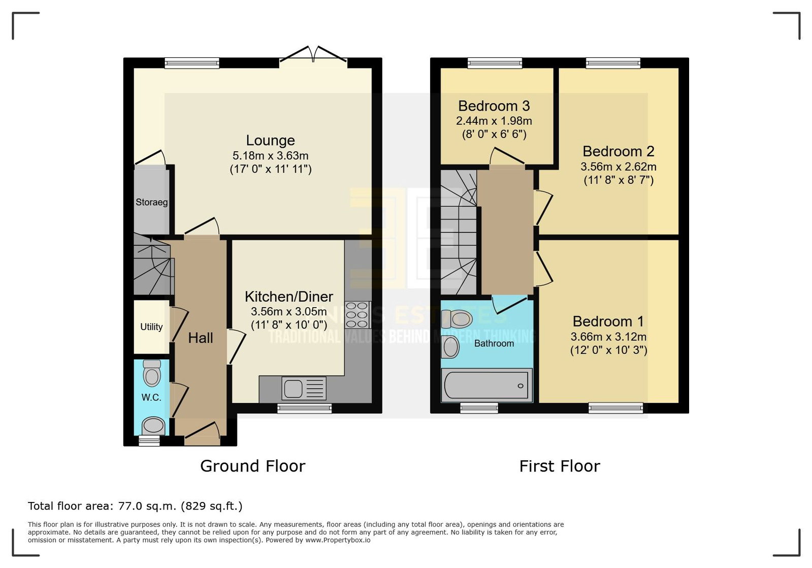 5, Trem Y Dolydd, Conwy floorplan