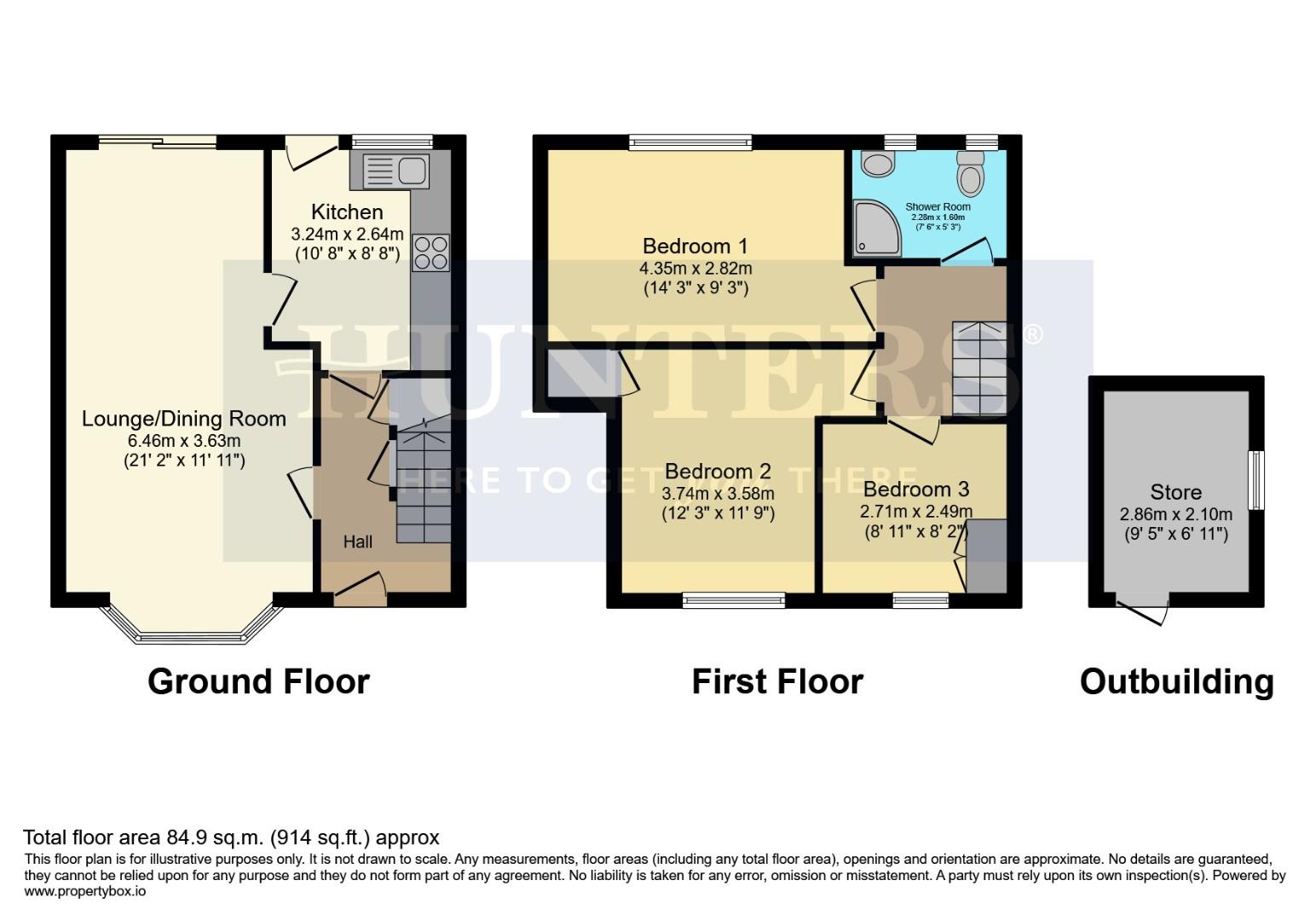 16, Overbrook Close, Dudley floorplan