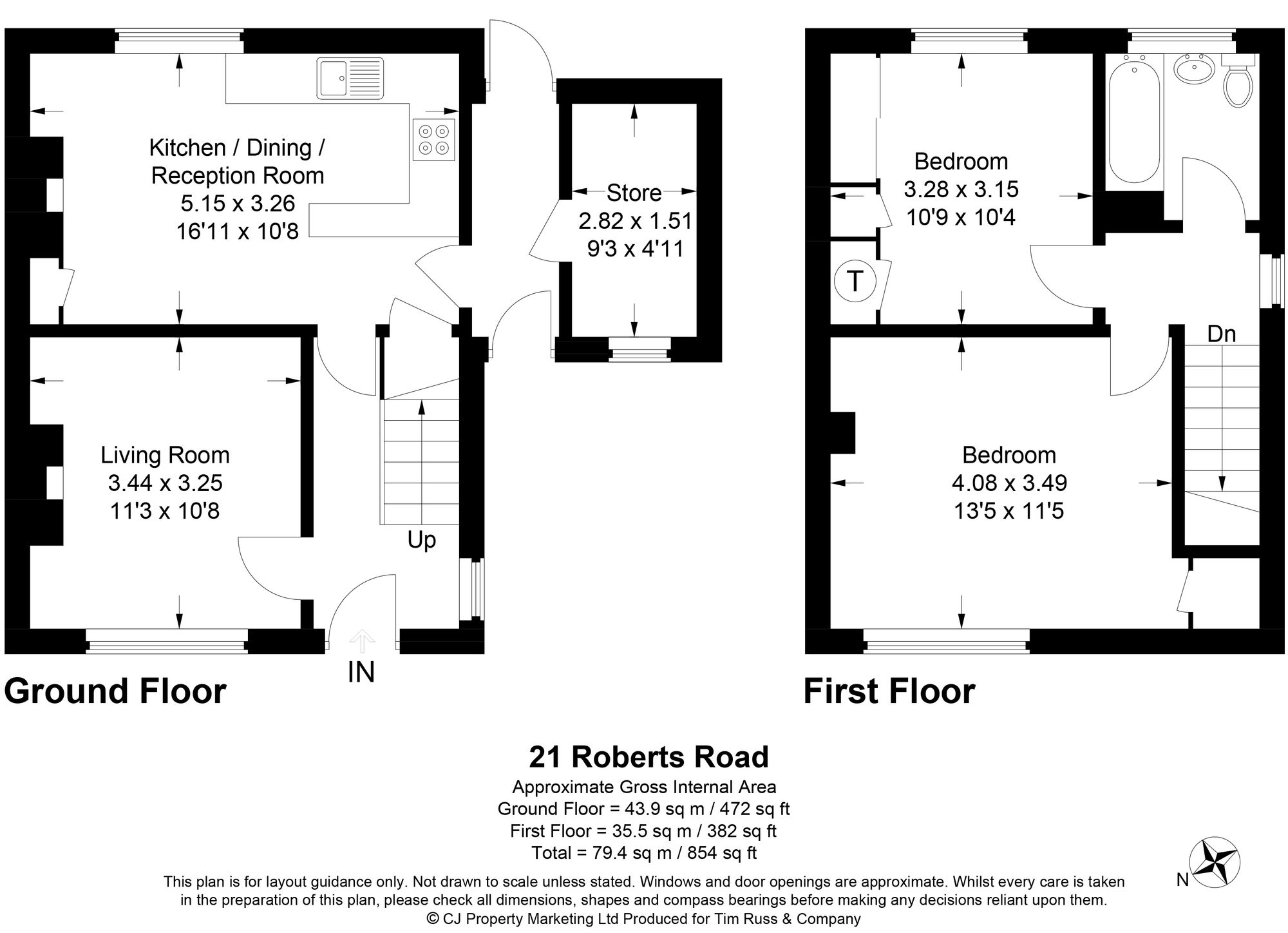 21 Roberts Road, Aylesbury floorplan