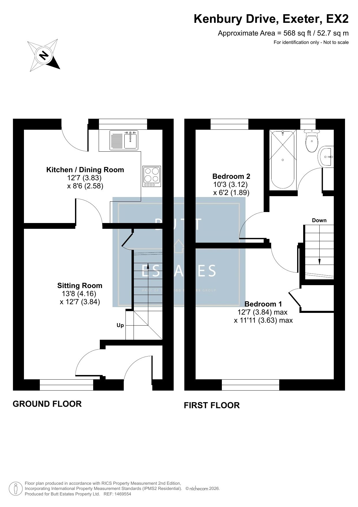 11 Kenbury Drive, Exeter floorplan