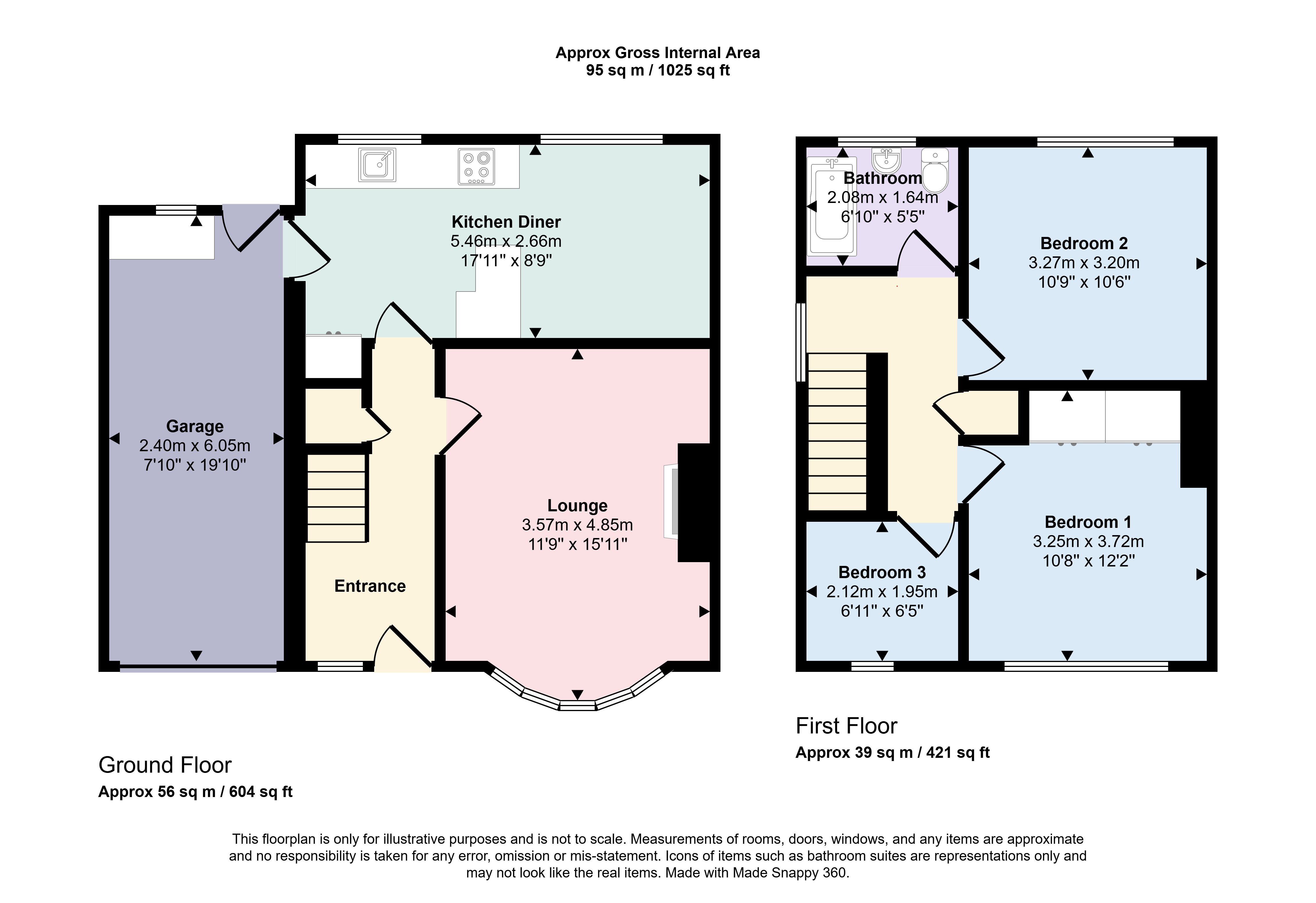 8, Rosewood Crescent, Whitley Bay floorplan