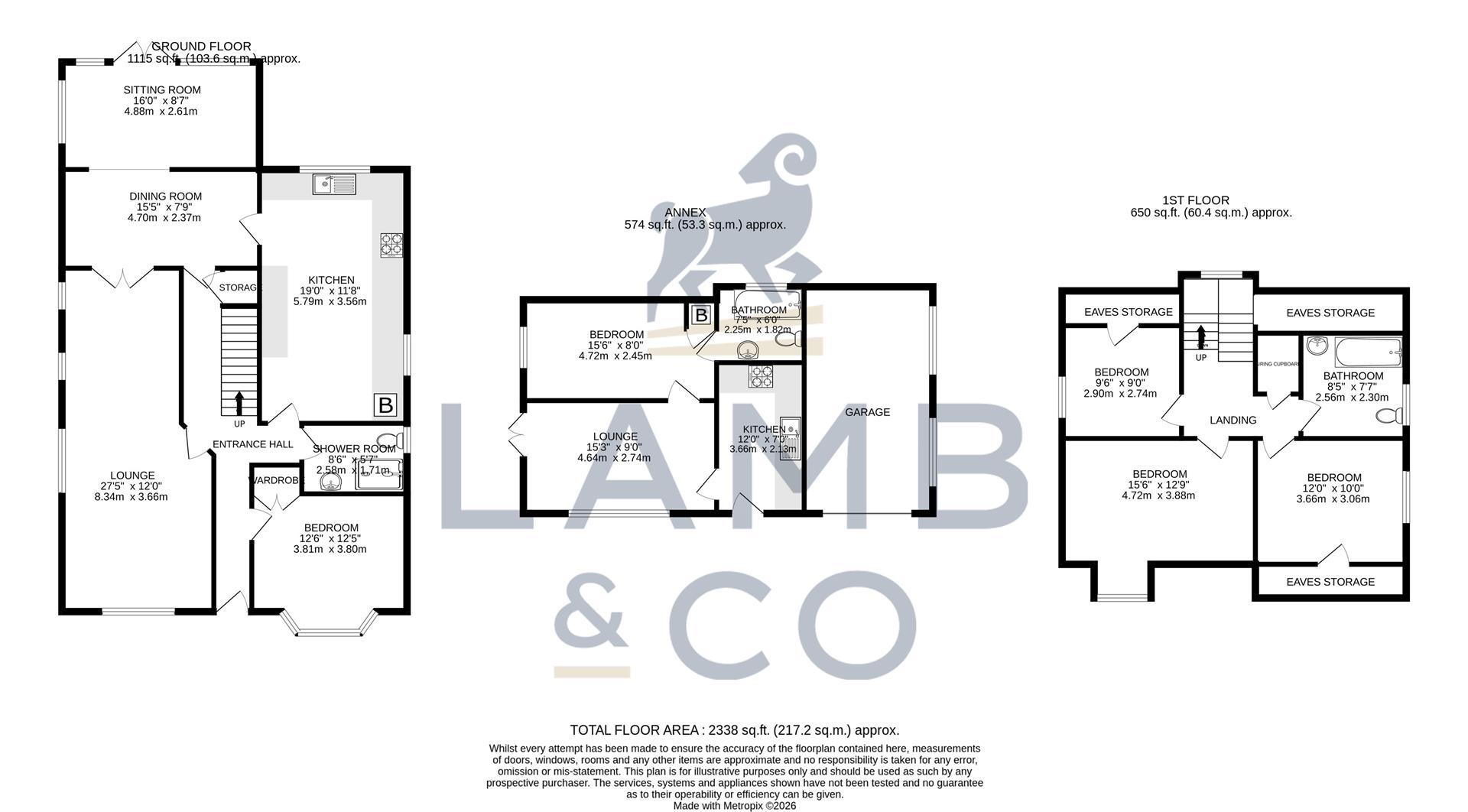 104, Jaywick Lane, Clacton-On-Sea floorplan