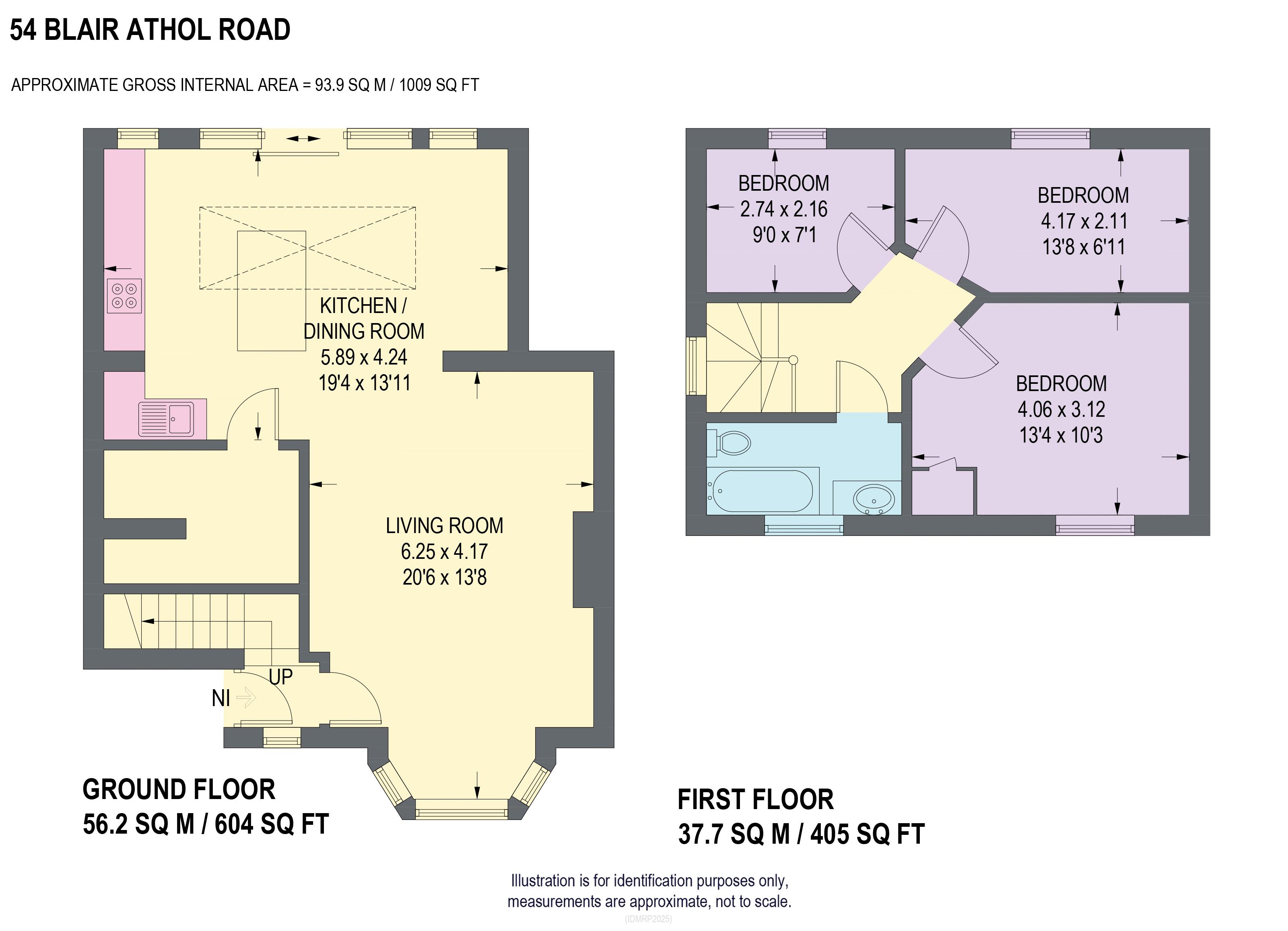 54, Blair Athol Road, Sheffield floorplan