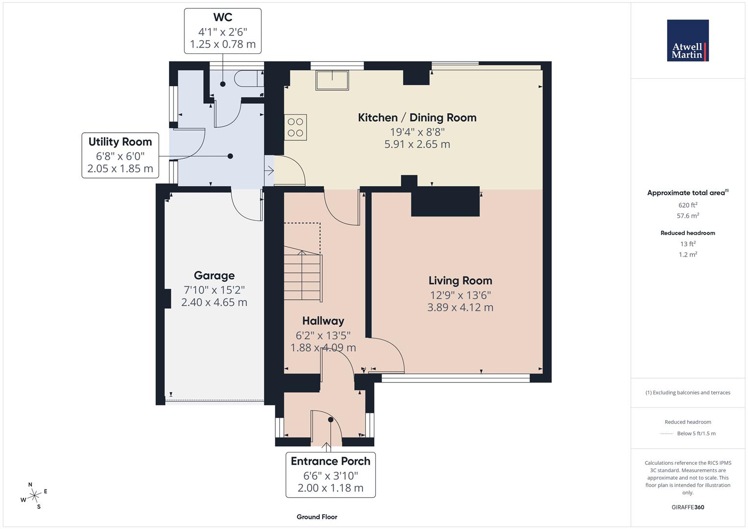 186, London Road, Chippenham floorplan
