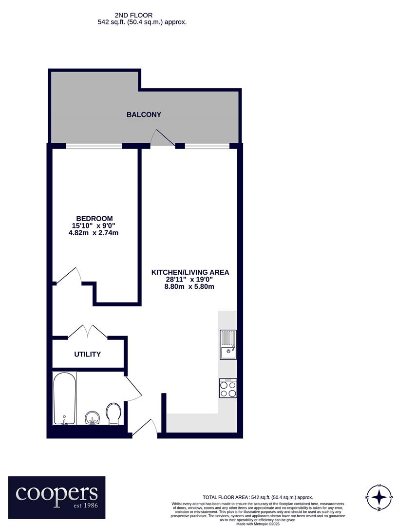 12, Dakota House, 17 Hornchurch Road, Uxbridge floorplan