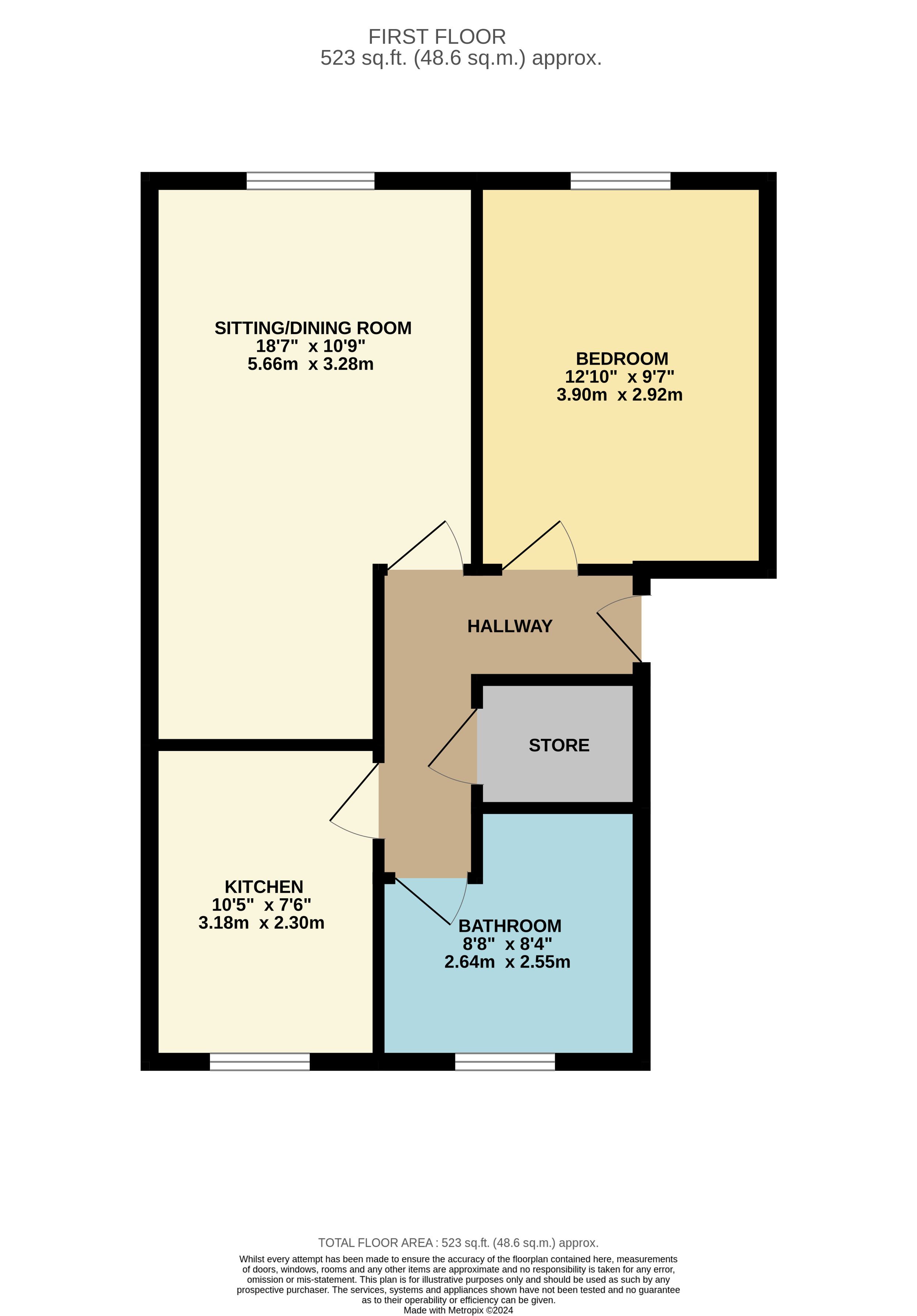 26, Black Rocks Avenue, Matlock floorplan