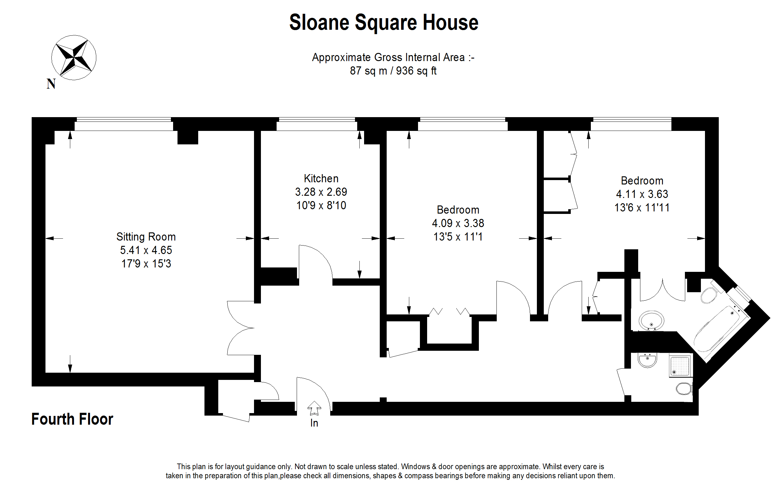 8 Sloane Square House, 1, Holbein Place, London floorplan