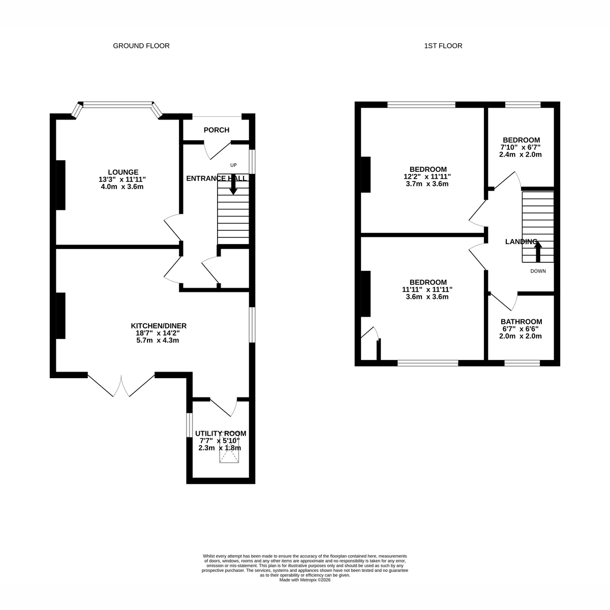 39, Park Drive, Leicester floorplan