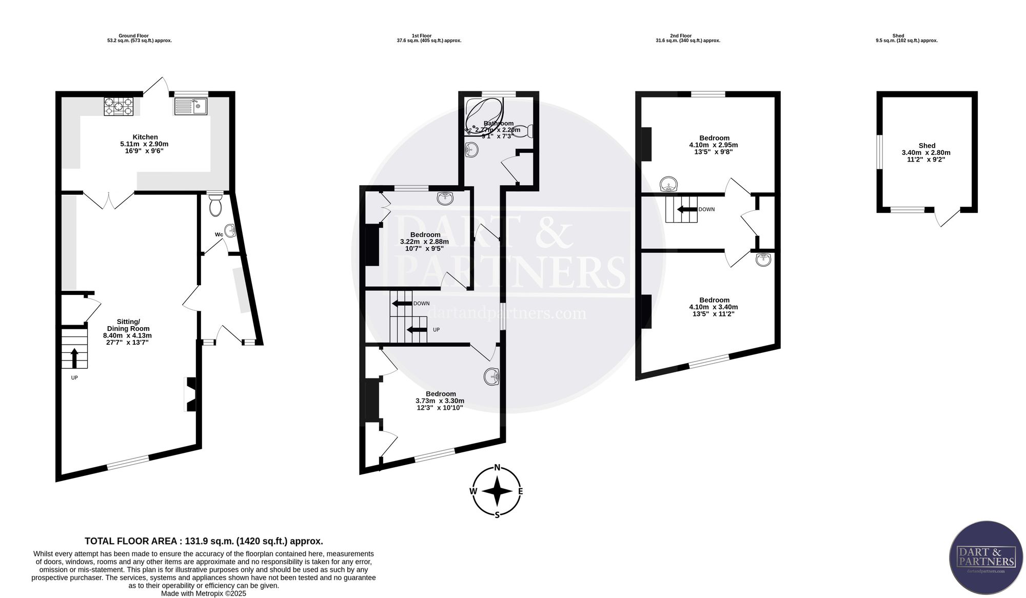 Somerset House, 15, Somerset Place, Teignmouth floorplan