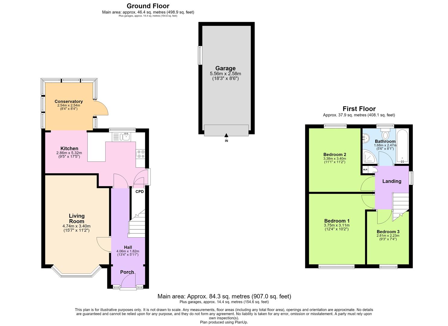 Garth Crescent, Coventry floorplan