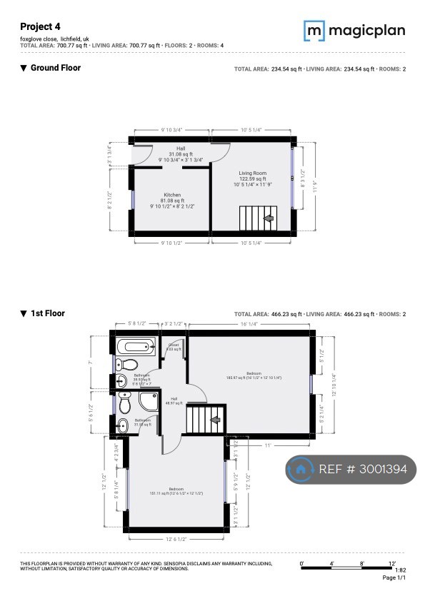 Foxglove Close, Lichfield floorplan
