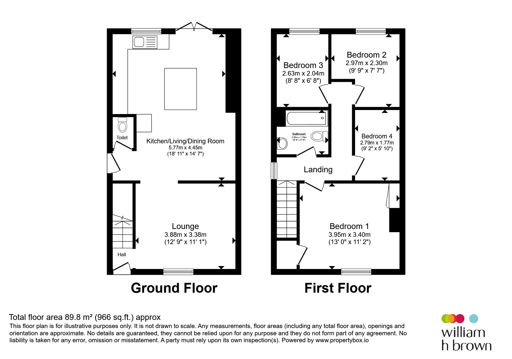 72, Chapel Lane, Barnsley floorplan