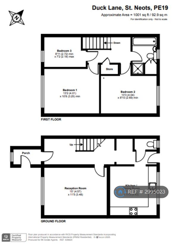 Duck Lane, St. Neots floorplan