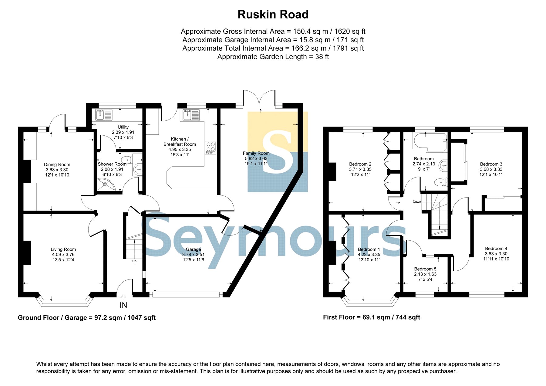 48, Ruskin Road, Surrey floorplan