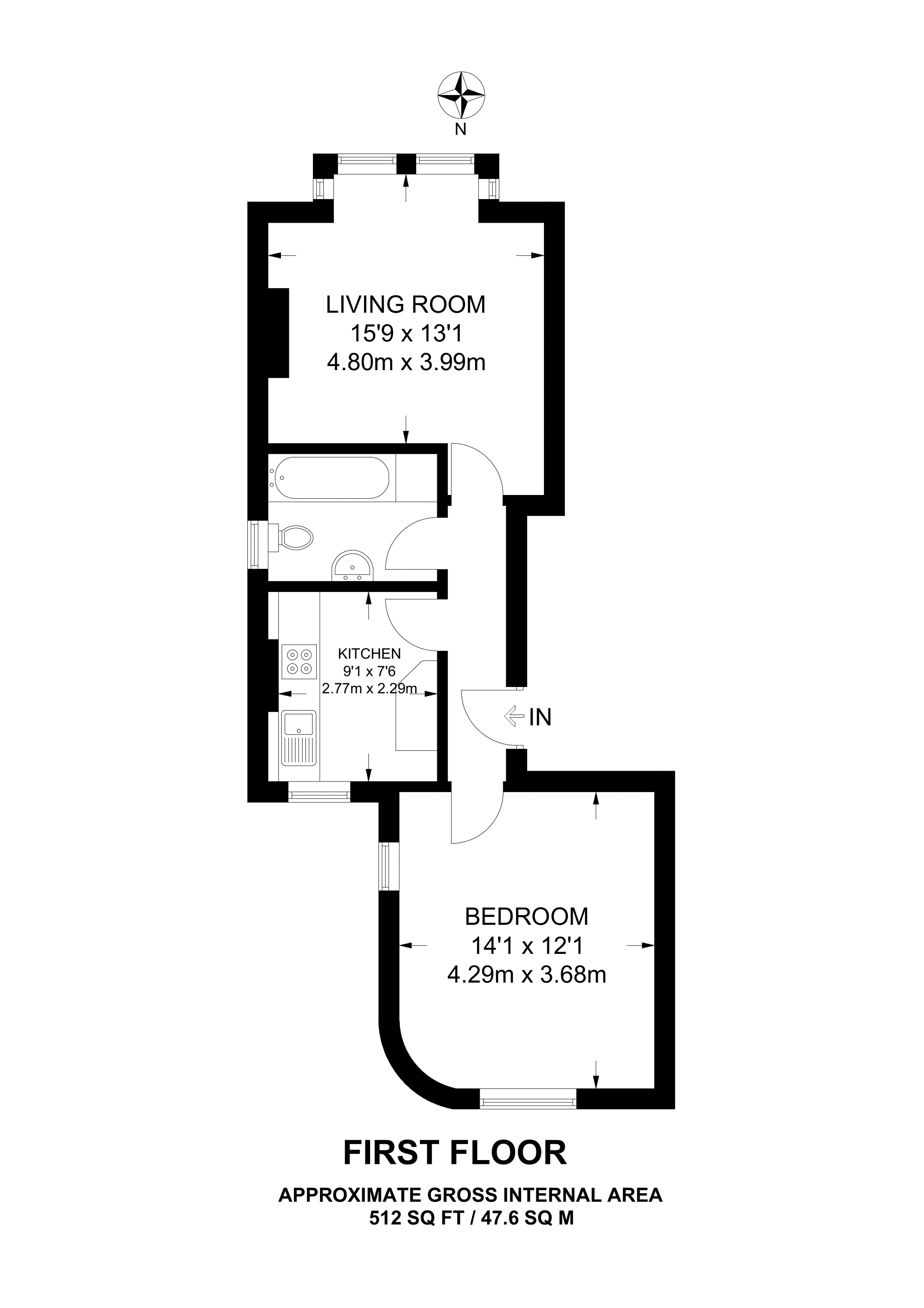 1 Bedrooms Flat for sale in Caple Road, Harlesden NW10