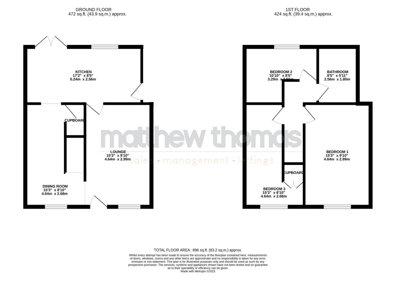 154, Main Street, Ilkeston floorplan