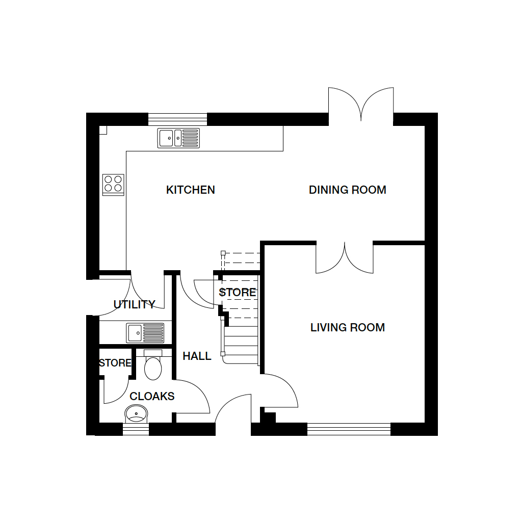 4 Bedrooms Detached house for sale in Ymyl Yr Afon, Merthyr Vale CF48