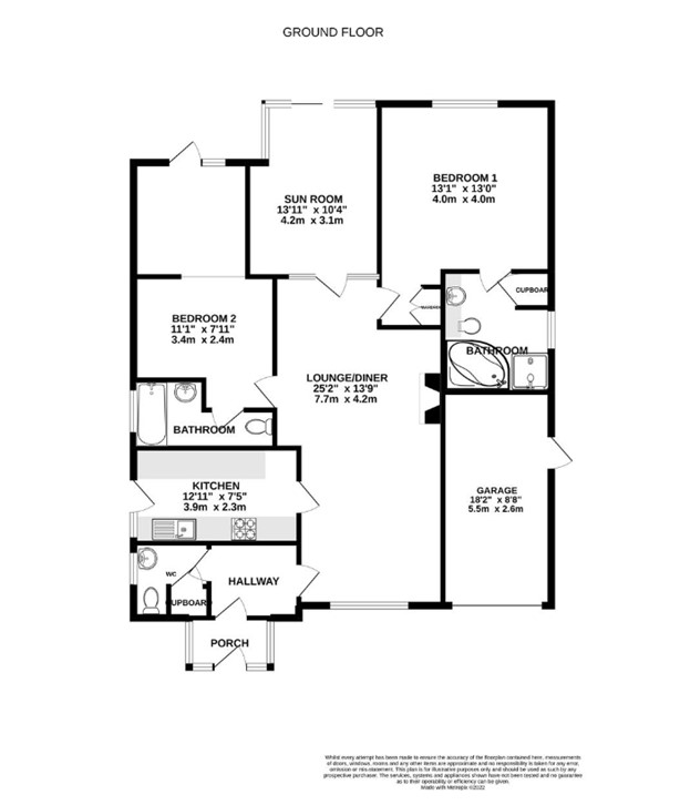 Beehive Lane, Ferring, Worthing, West Sussex BN12, 2 bedroom bungalow