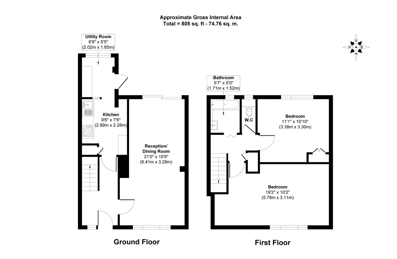 76, Lower Britwell Road, Burnham floorplan