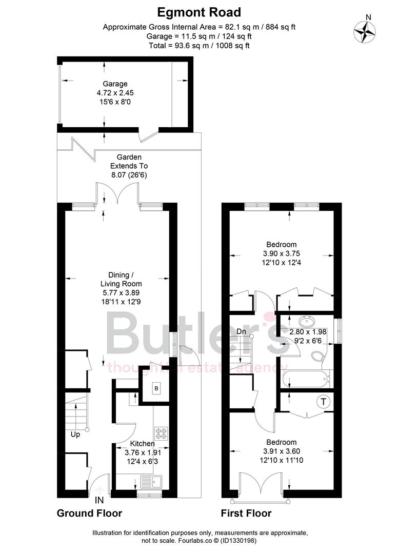 75C, Egmont Road, Sutton floorplan