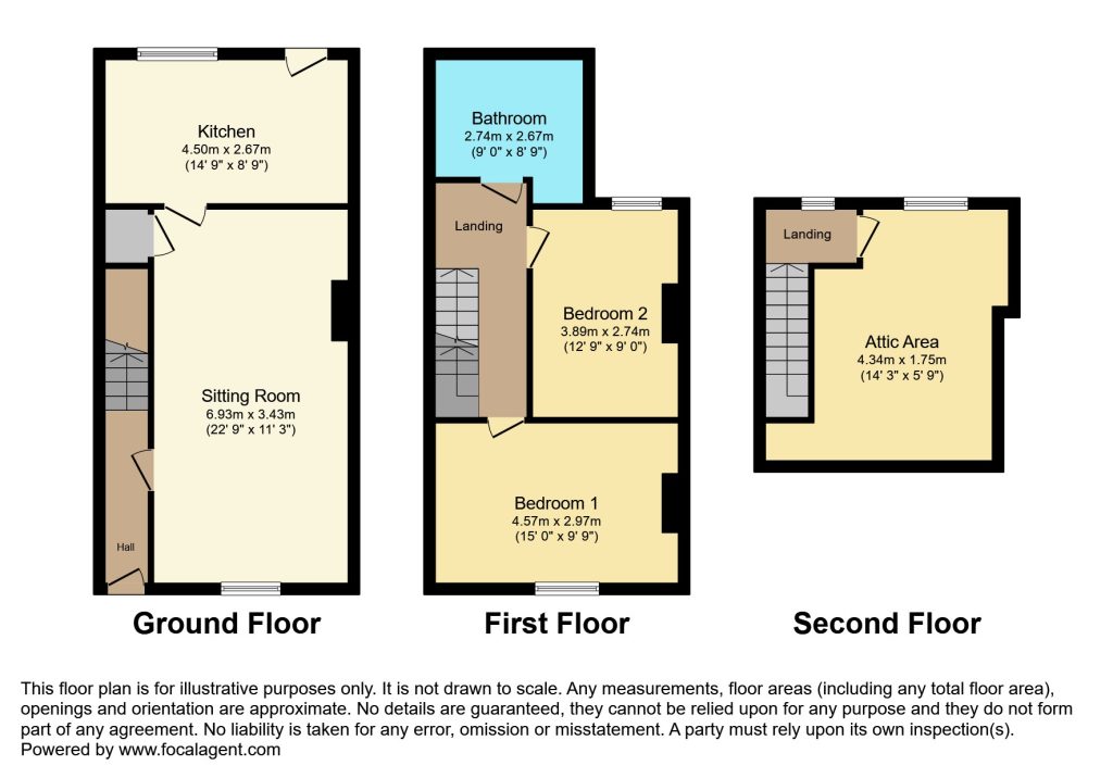 7, West Croft Terrace, Whitehaven floorplan