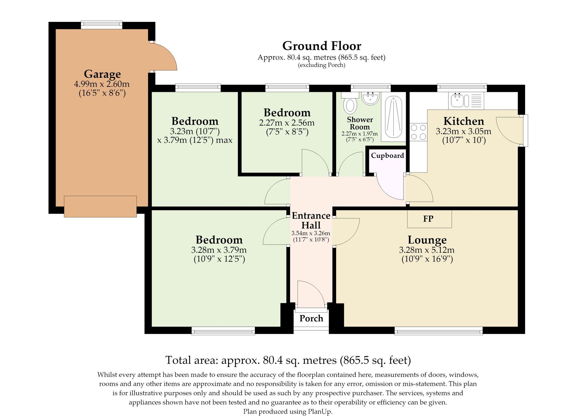 13 Rayners Way, Dereham floorplan