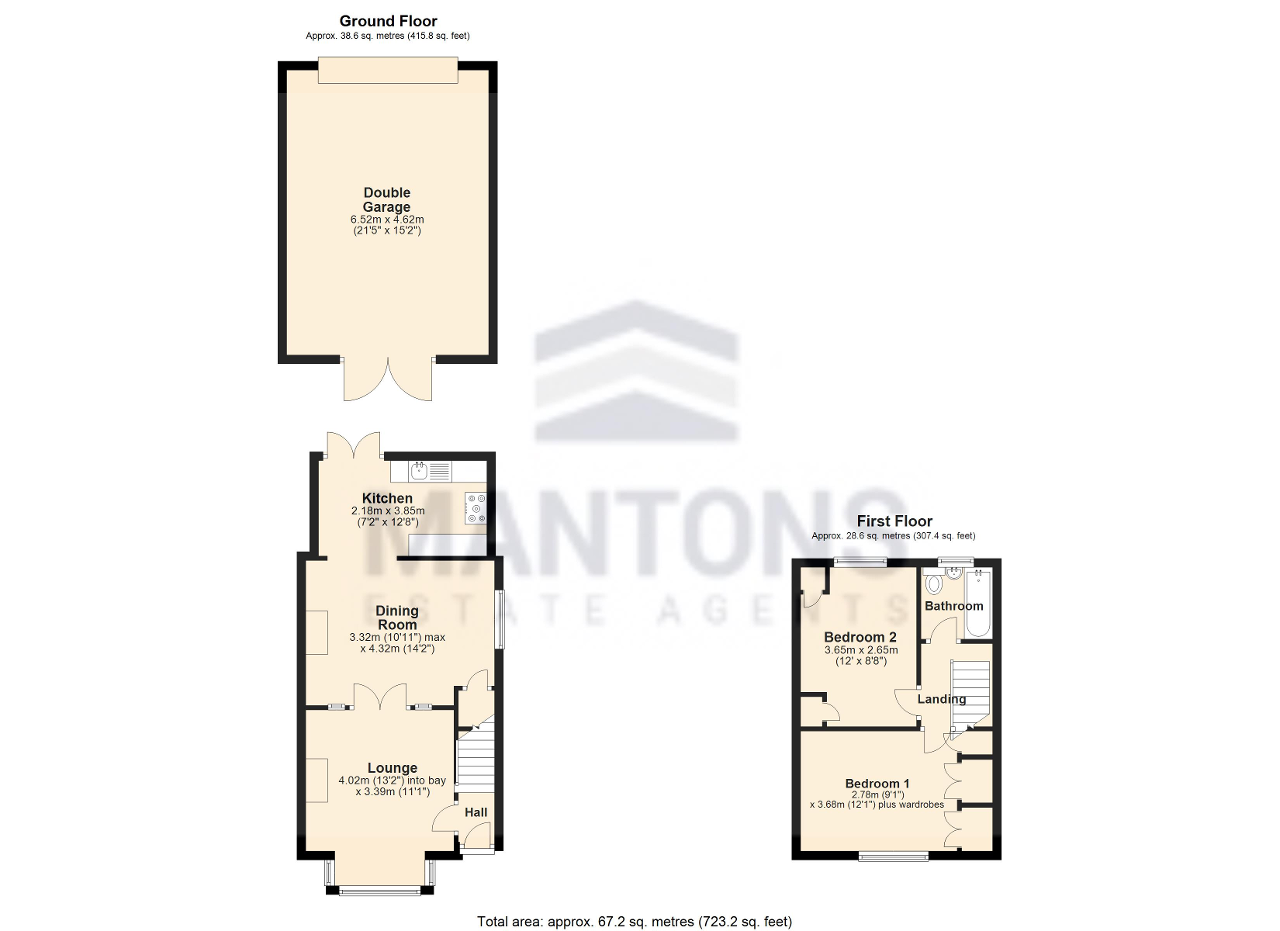 2 Bedrooms End terrace house for sale in Mayfield Road, Luton, Bedfordshire LU2