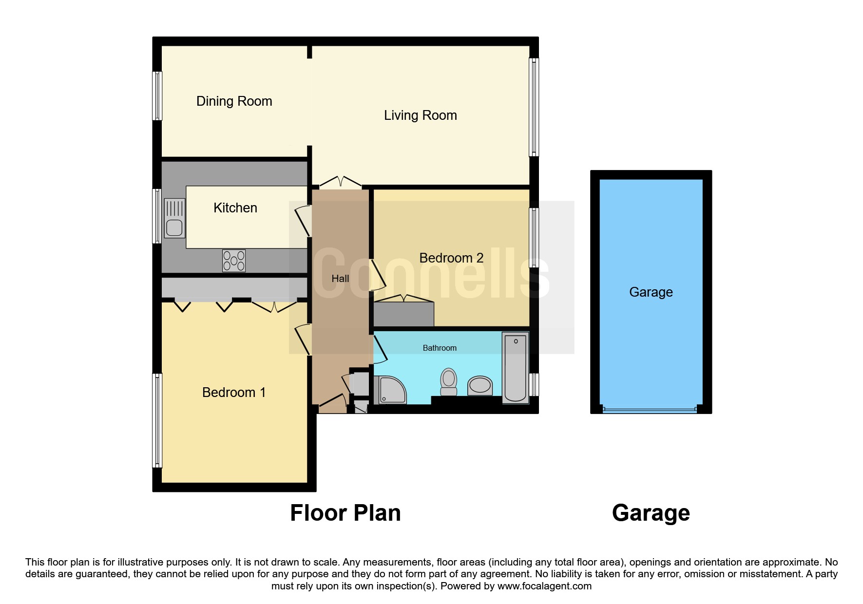 Flat 186, Northumberland Court, Northumberland Road, Leamington Spa floorplan