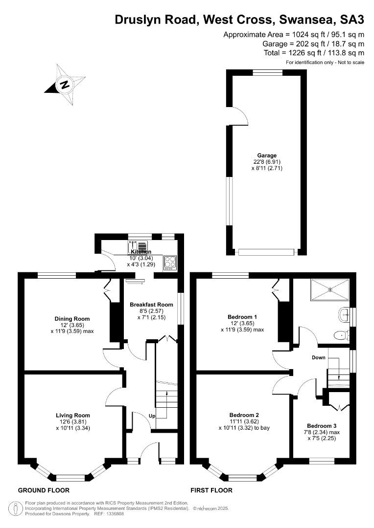 6, Druslyn Road, Swansea floorplan