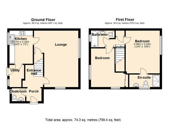 19, Bedford Avenue, Wyton floorplan