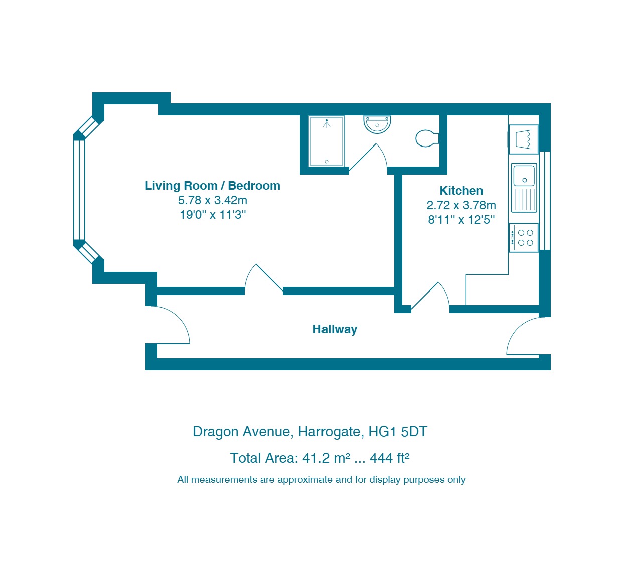 Flat 1, 6, Dragon  Avenue, North Yorkshire, .. floorplan