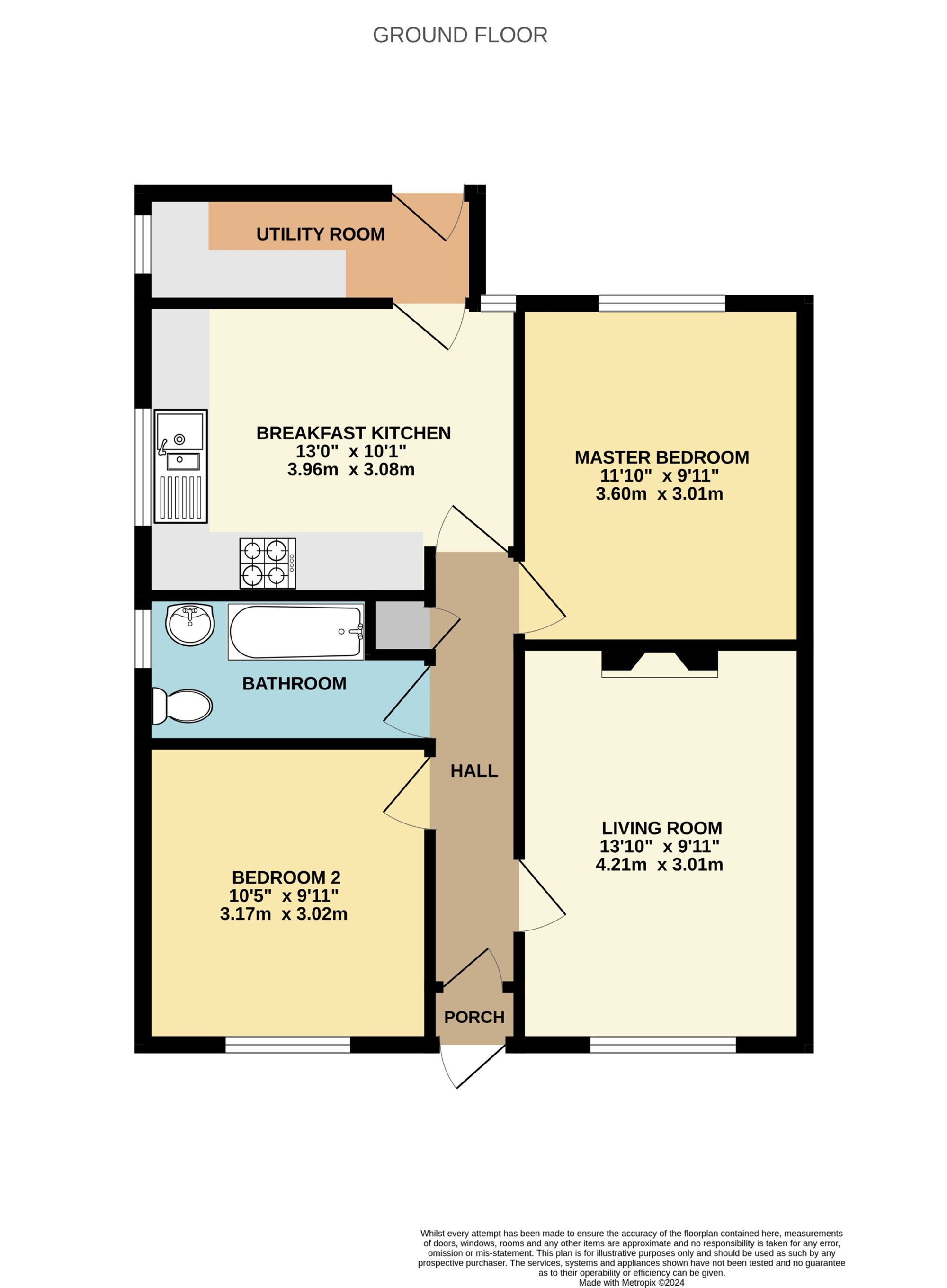 12 The Lawns, Telford floorplan