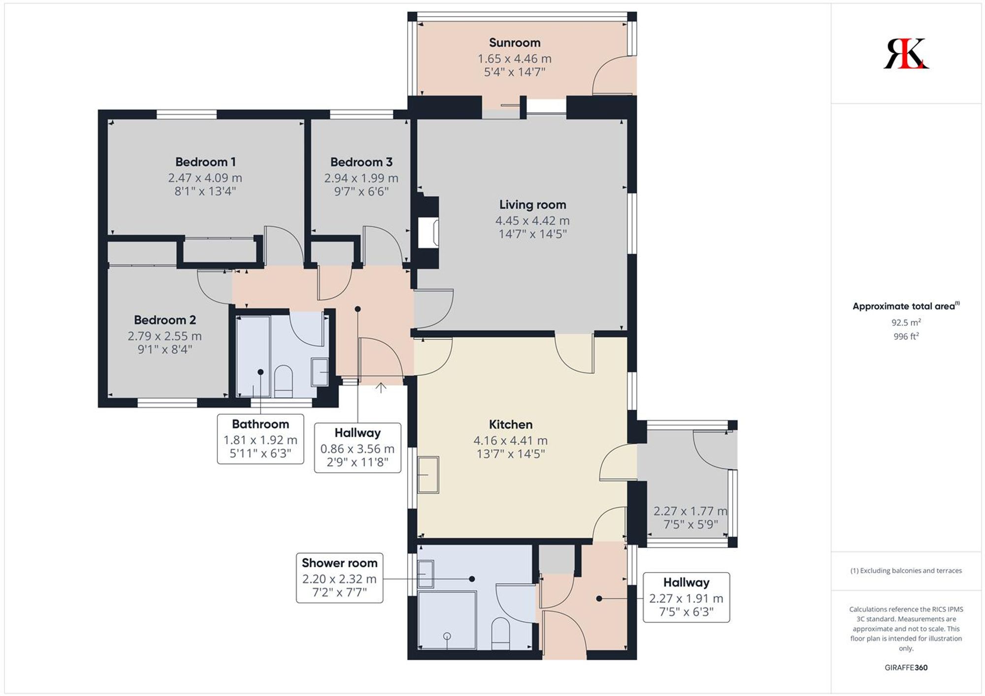 6 Longfellow Close Priory Park, Haverfordwest floorplan