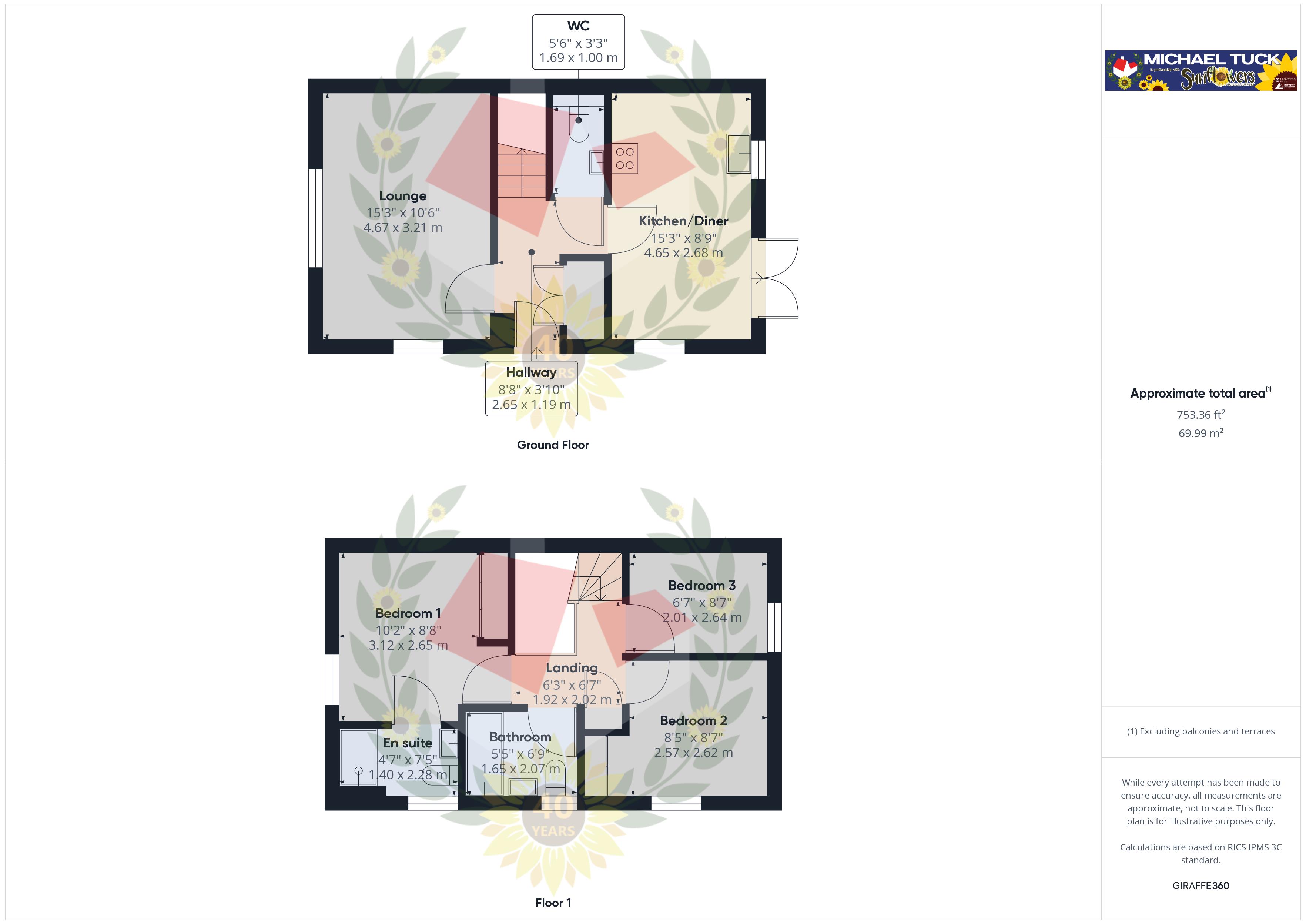 28, Blakeley Walk, Gloucester floorplan