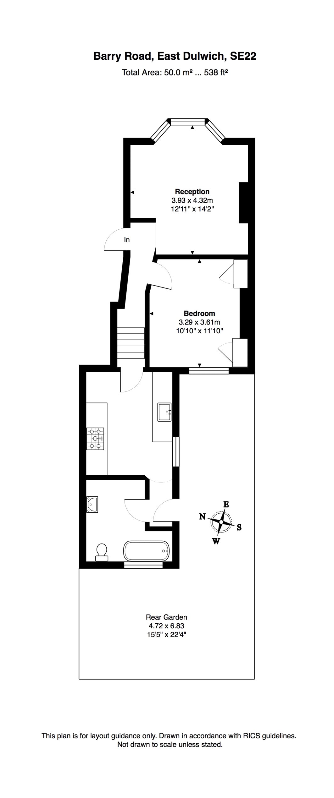 1 Bedrooms Flat to rent in Barry Road, East Dulwich, London SE22