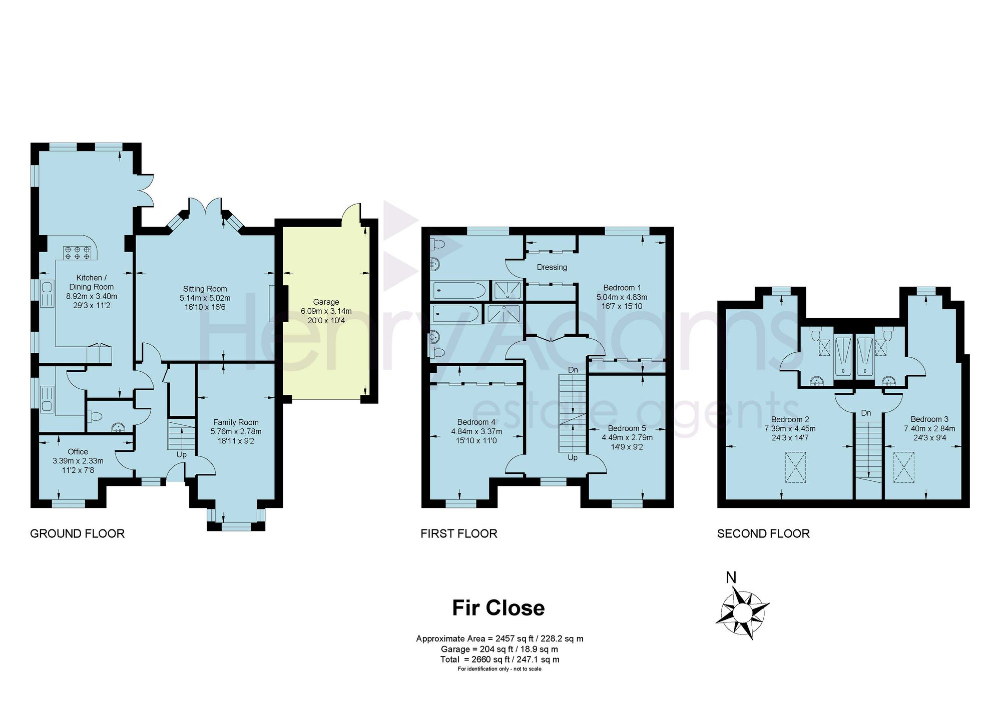 2 Firs Close, Horsham floorplan