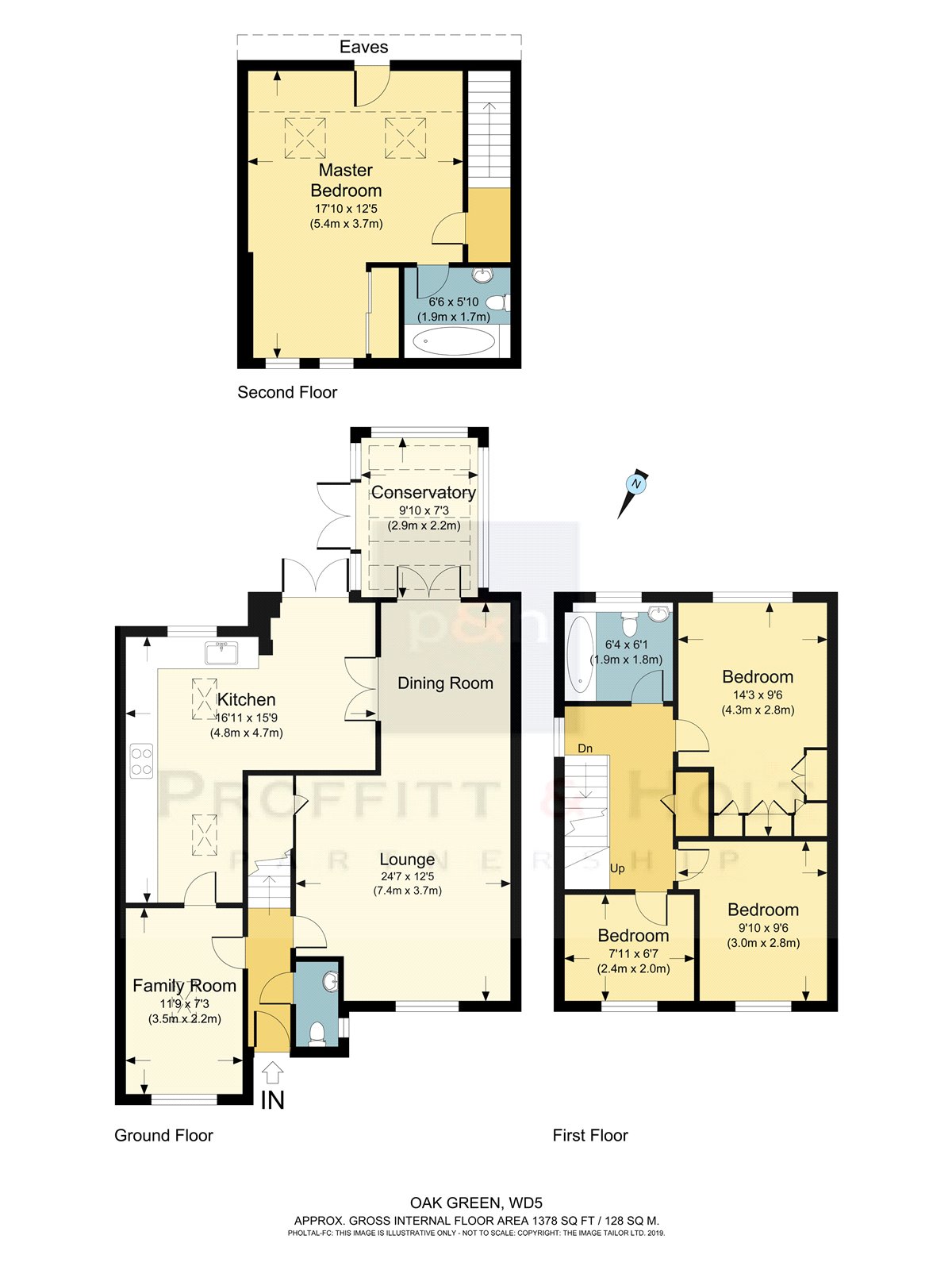 4 Bedrooms Semi-detached house for sale in Oak Green, Abbots Langley WD5