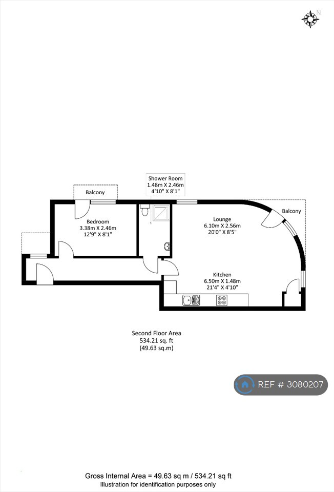 Buckingham Road, Edgware floorplan