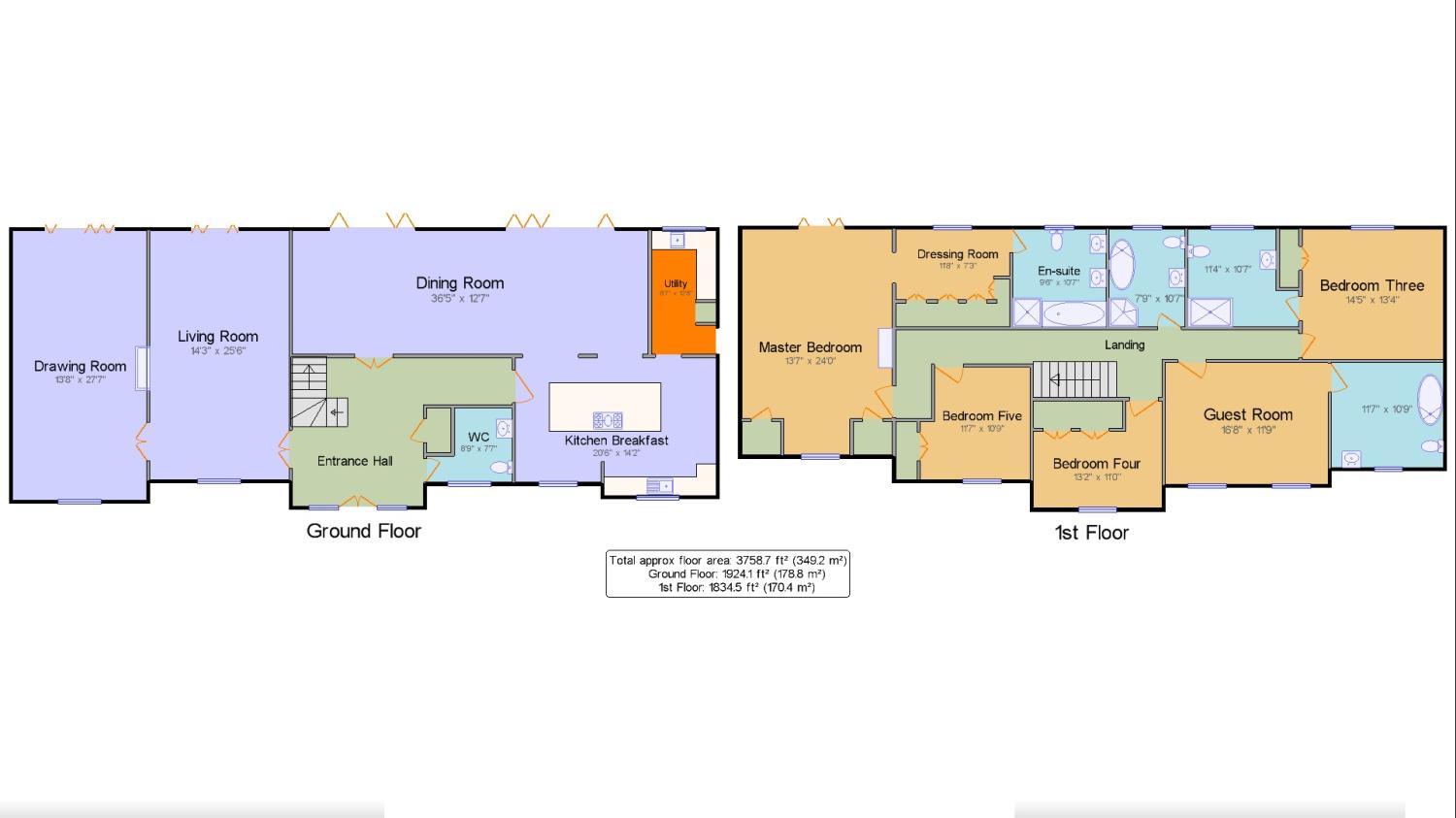 5 Bedrooms Detached house for sale in Faygate Lane, Faygate, Horsham, West Sussex RH12