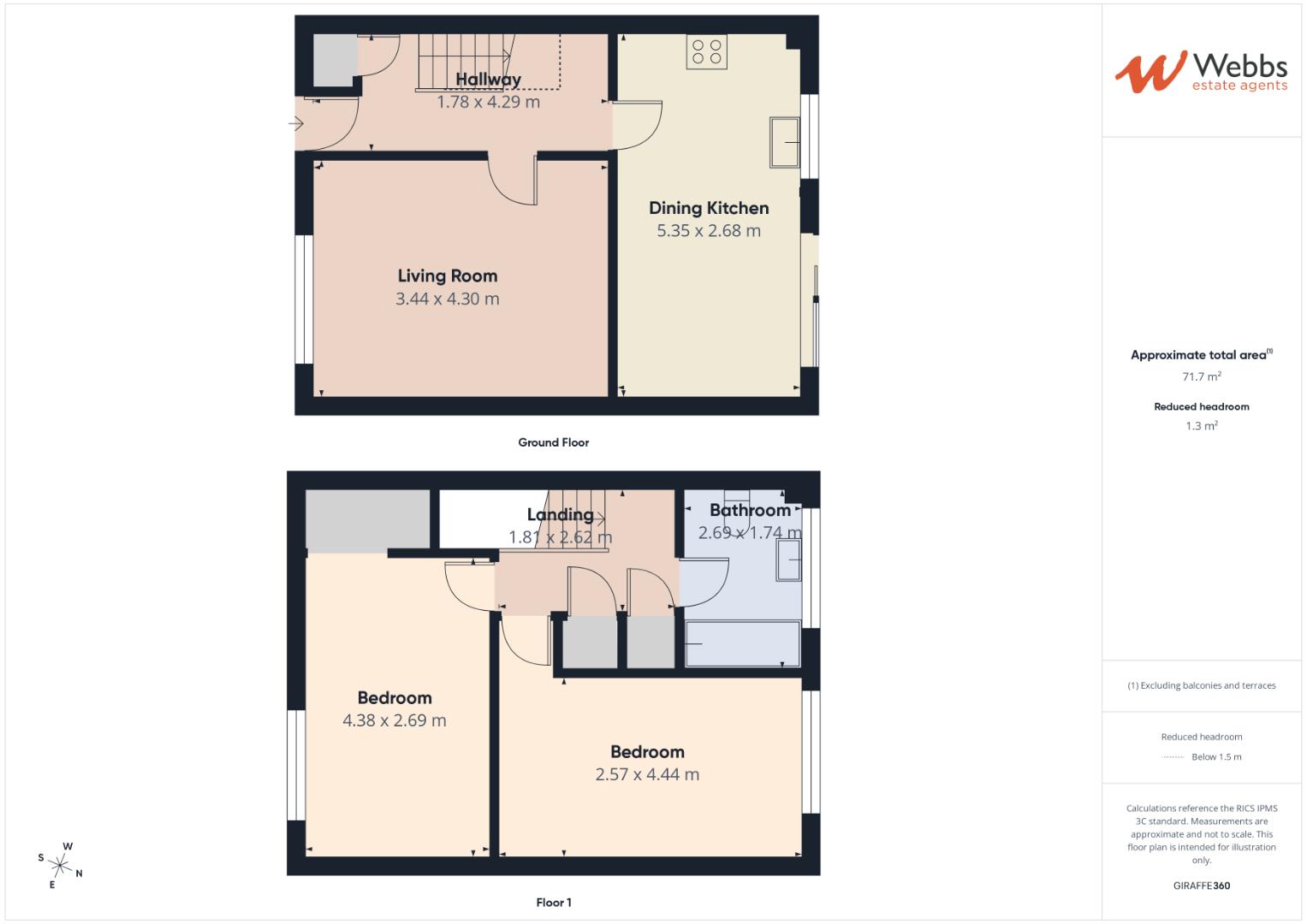 26, Bridgwater Close, Walsall floorplan