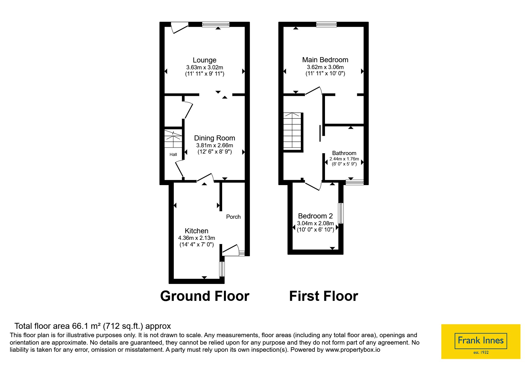 22, Church Hill Street, Staffordshire floorplan