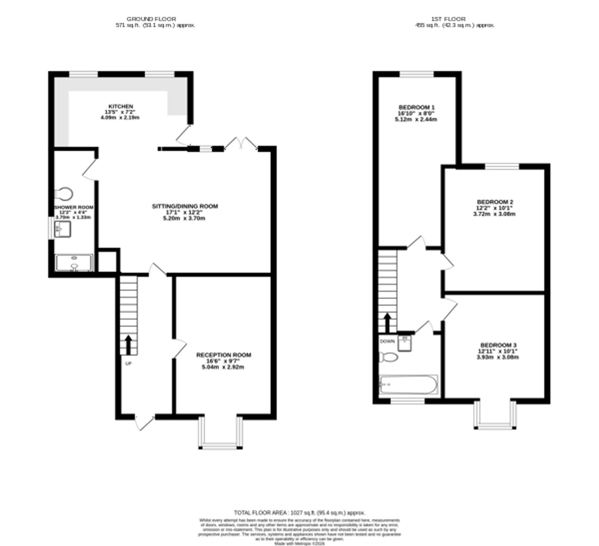 63 Crymlyn Road, Neath floorplan