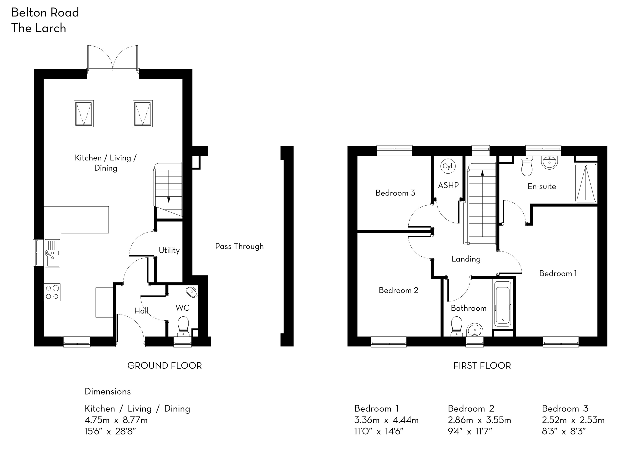 Plot 46, The Larch - Manthorpe Chase, 18, Manthorpe Chase, Grantham floorplan