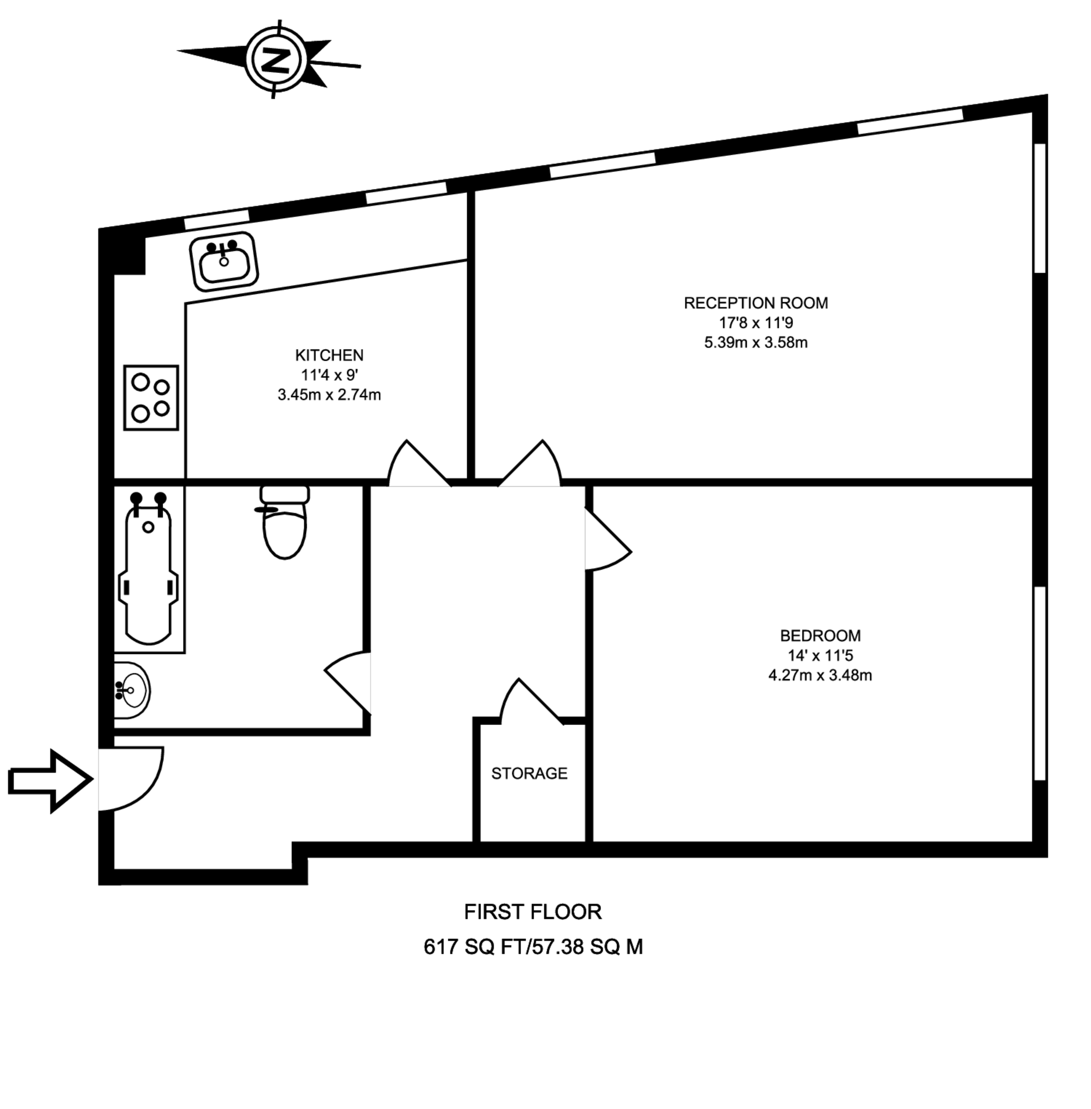 Plumbers Row, Aldgate floorplan