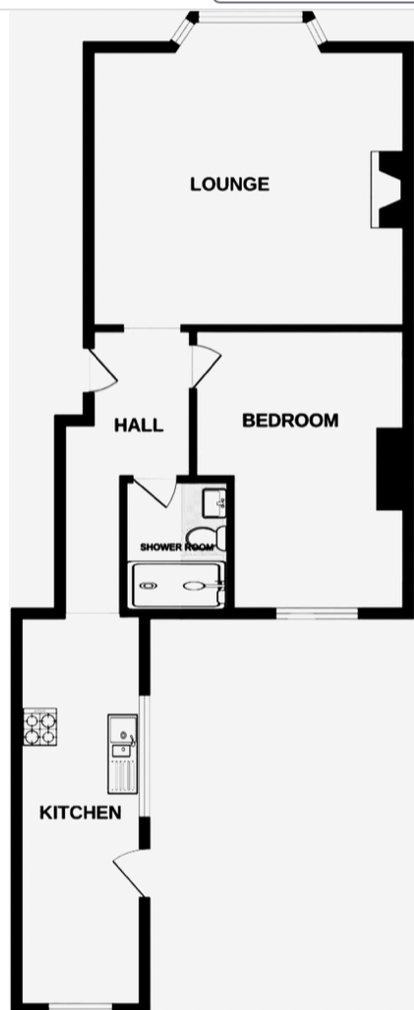 59,Flat 1, Esplanade, Burnham-on-sea floorplan