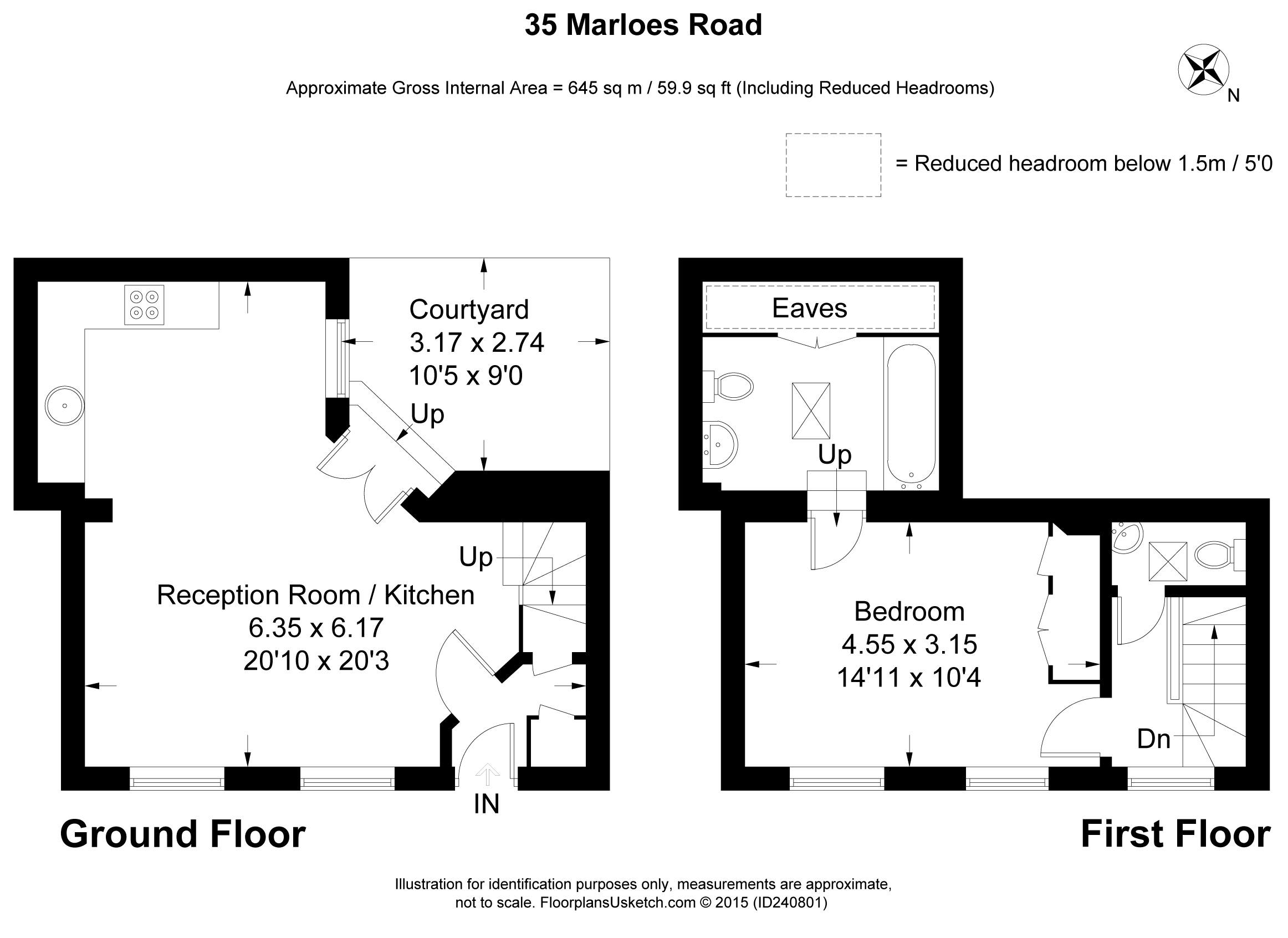 1 Bedrooms Flat to rent in Marloes Road, London W8