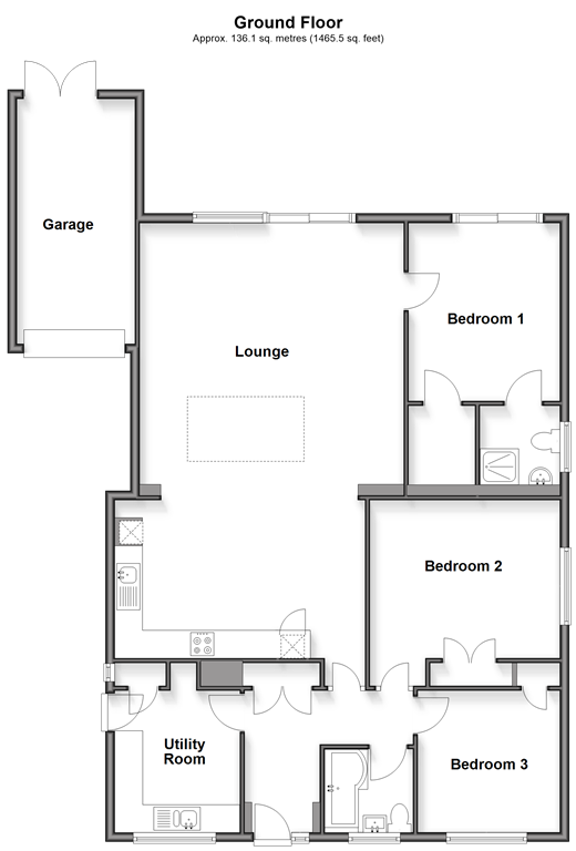 Woodroyd Gardens, Horley floorplan