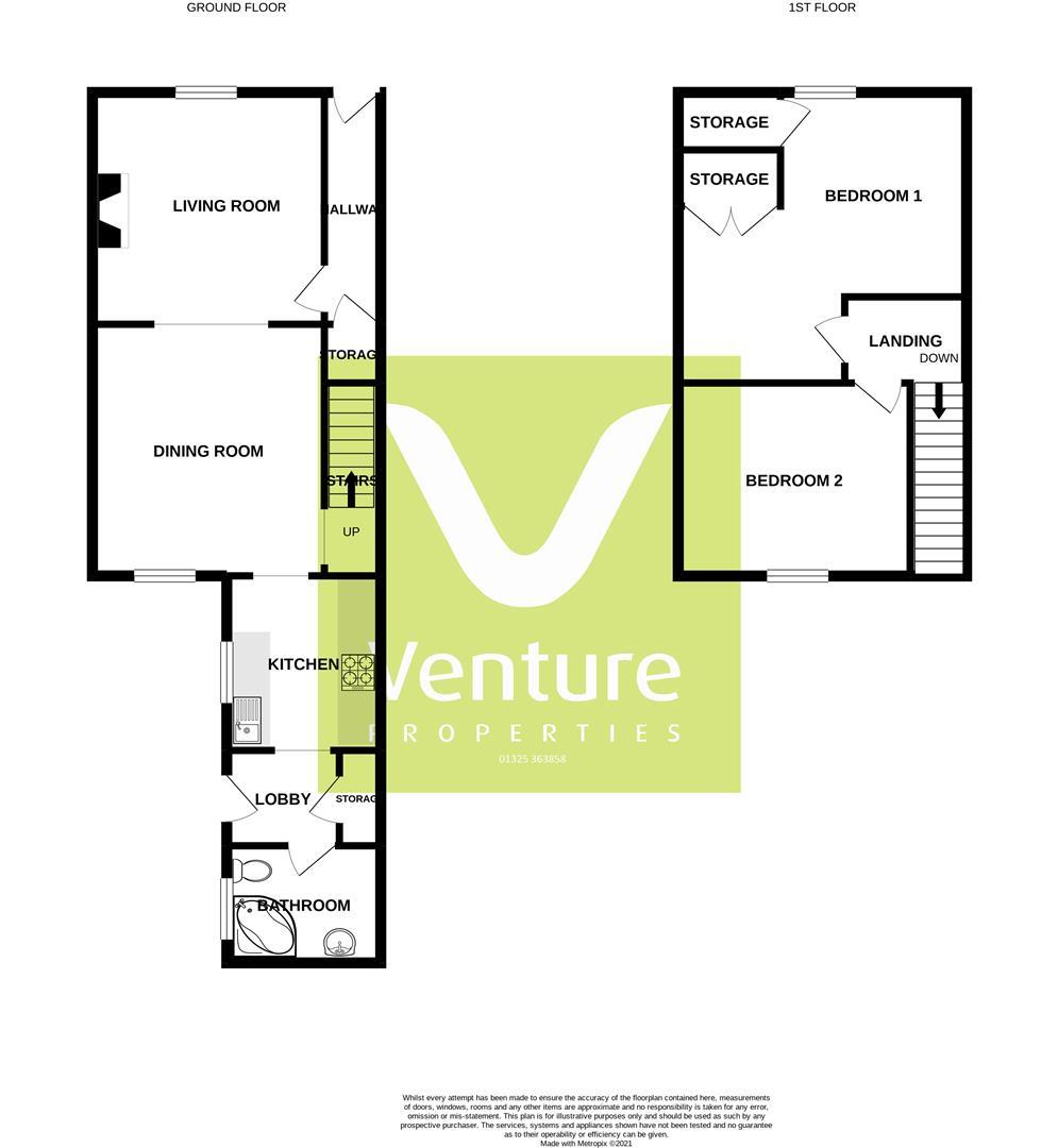 22, Brunton Street, Darlington floorplan