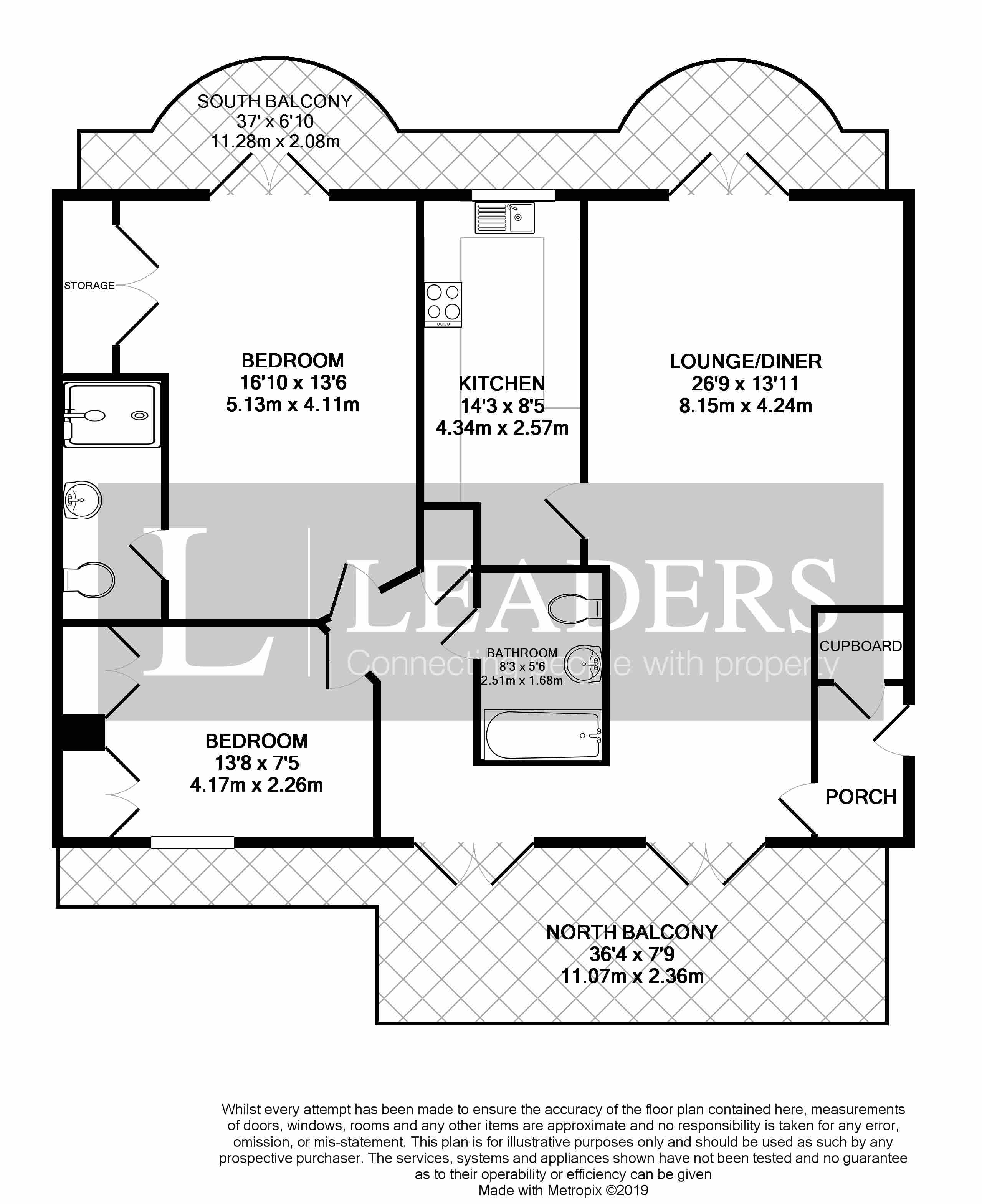 2 Bedrooms Flat for sale in Nautilus, Marine Parade, Worthing BN11